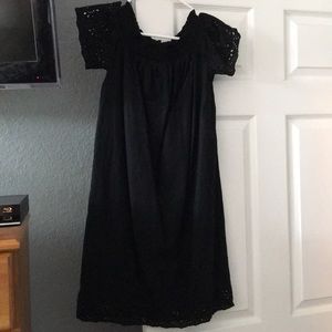 Old navy black off the shoulder dress